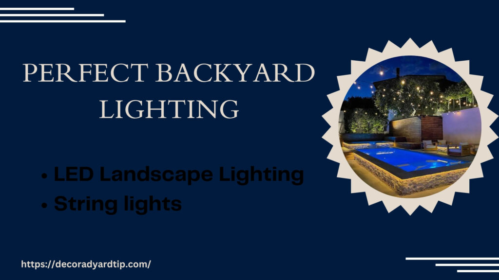 Perfect Backyard Lighting