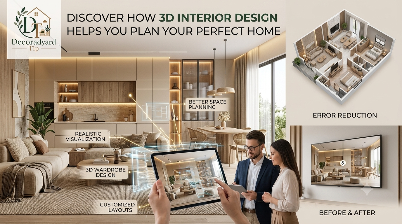 Discover How 3D Interior Design Helps You Plan Your Perfect Home