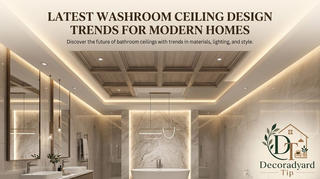 Washroom Ceiling Design